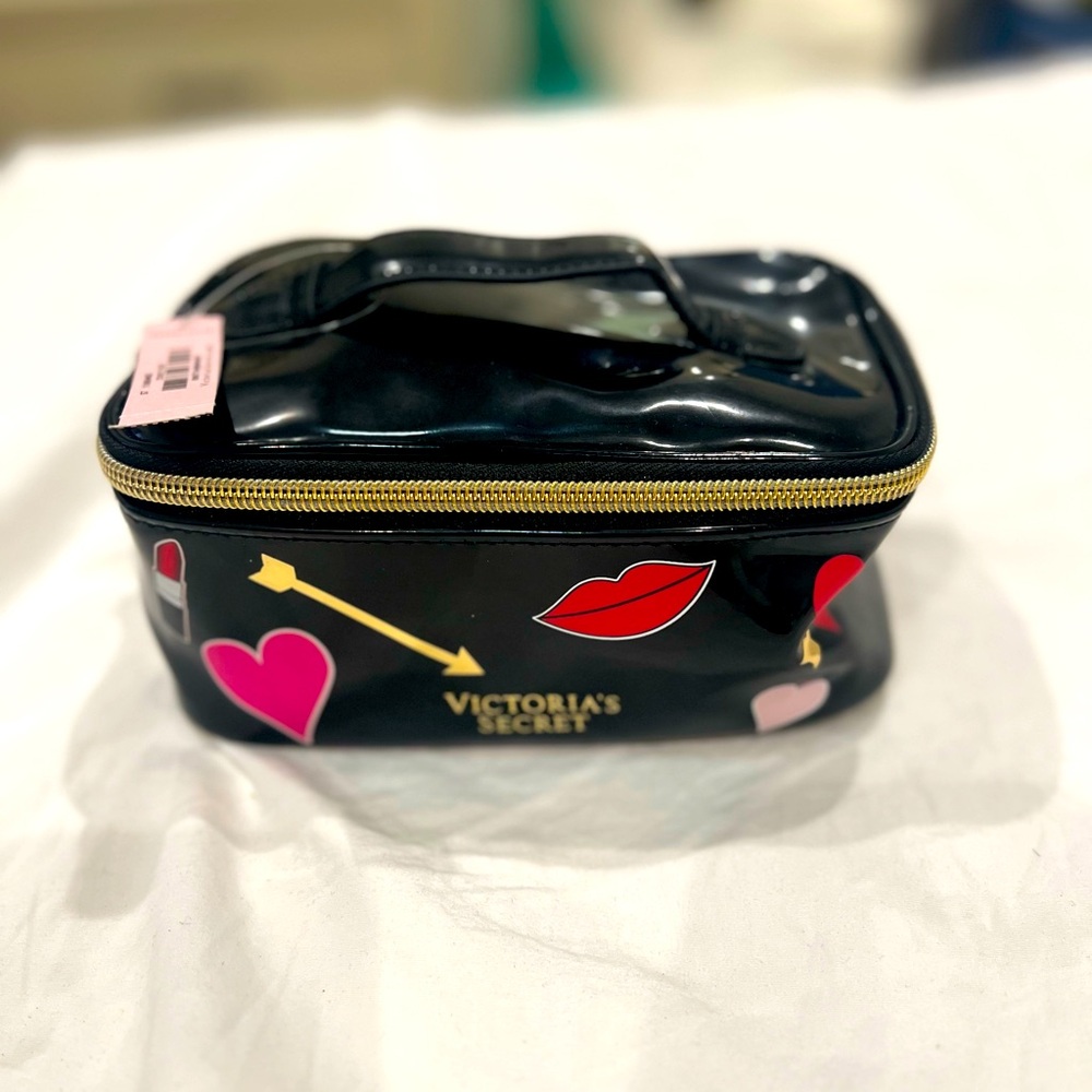 Victoria's Secret Black Cosmetic Bag